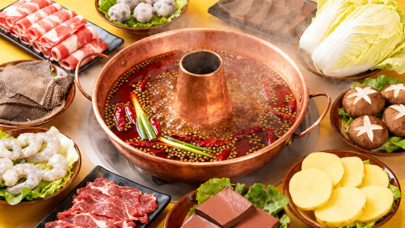 铜锅涮肉 热辣鲜香围炉聚图片