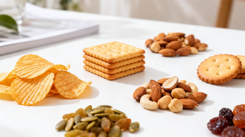 零食拼盘 饼干坚果果干薯片图片