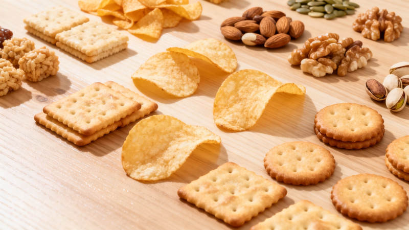 零食拼盘 薯片饼干坚果图片