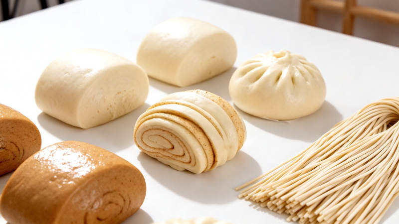 中式面点合集 馒头花卷面条图片