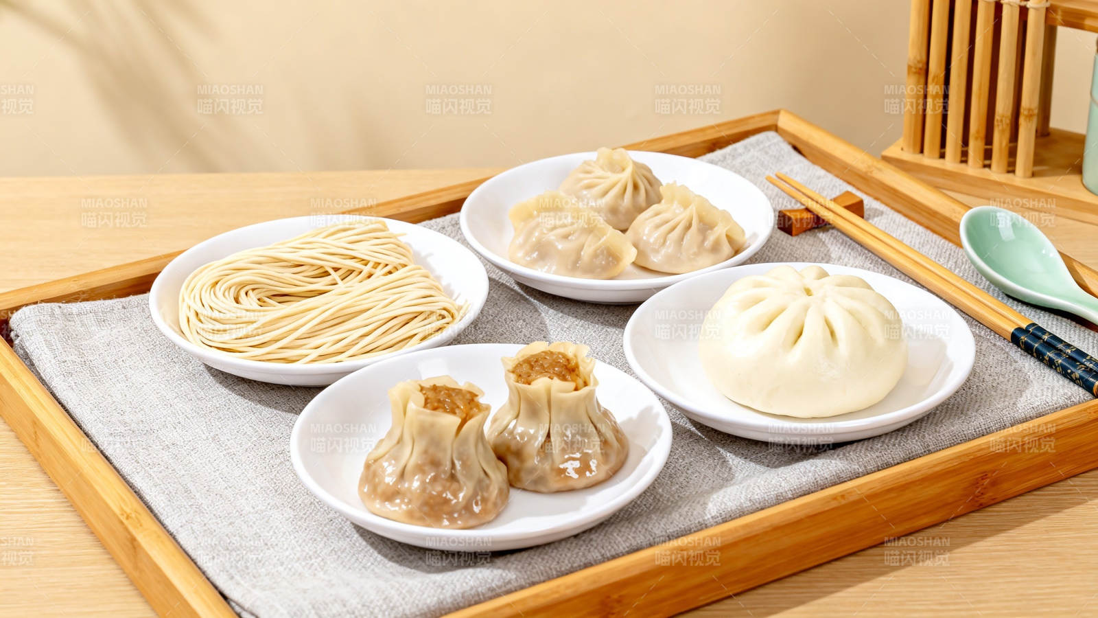 中式面点拼盘 精致美味图片
