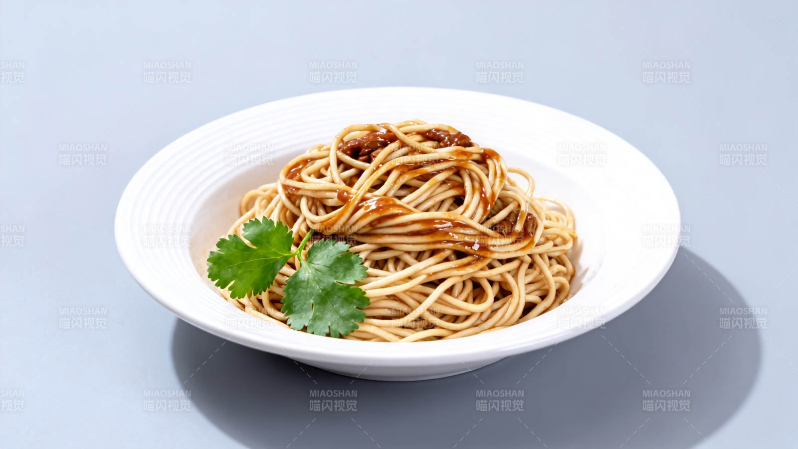 香菜拌面 简约美味图片