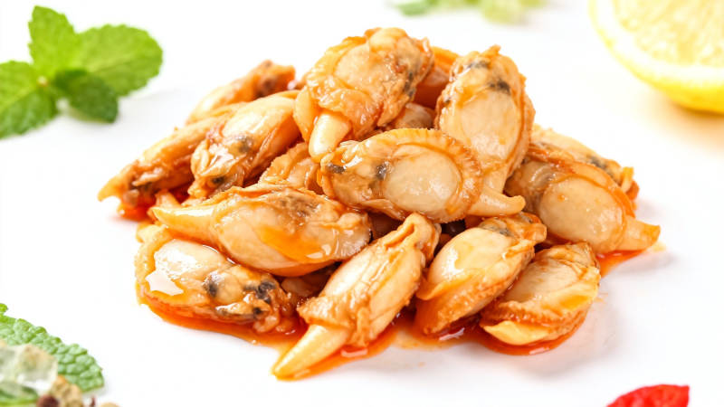 香辣蛤蜊肉 鲜美开胃菜图片