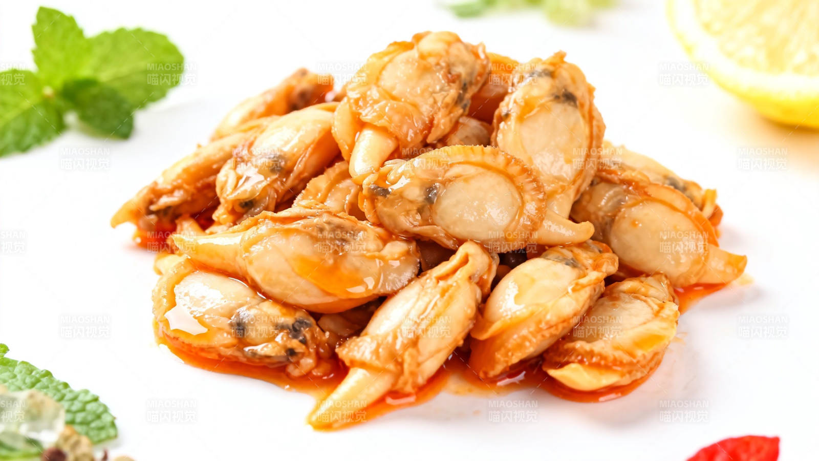 香辣蛤蜊肉 鲜美开胃菜图片