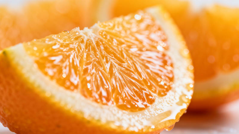 鲜橙切片 汁水饱满诱人图片