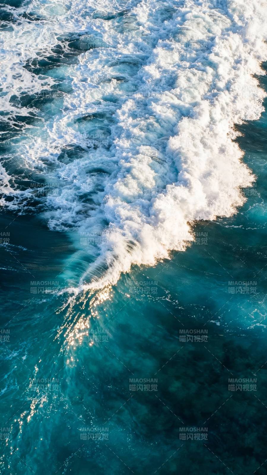 碧海翻浪 白沫如雪舞图片