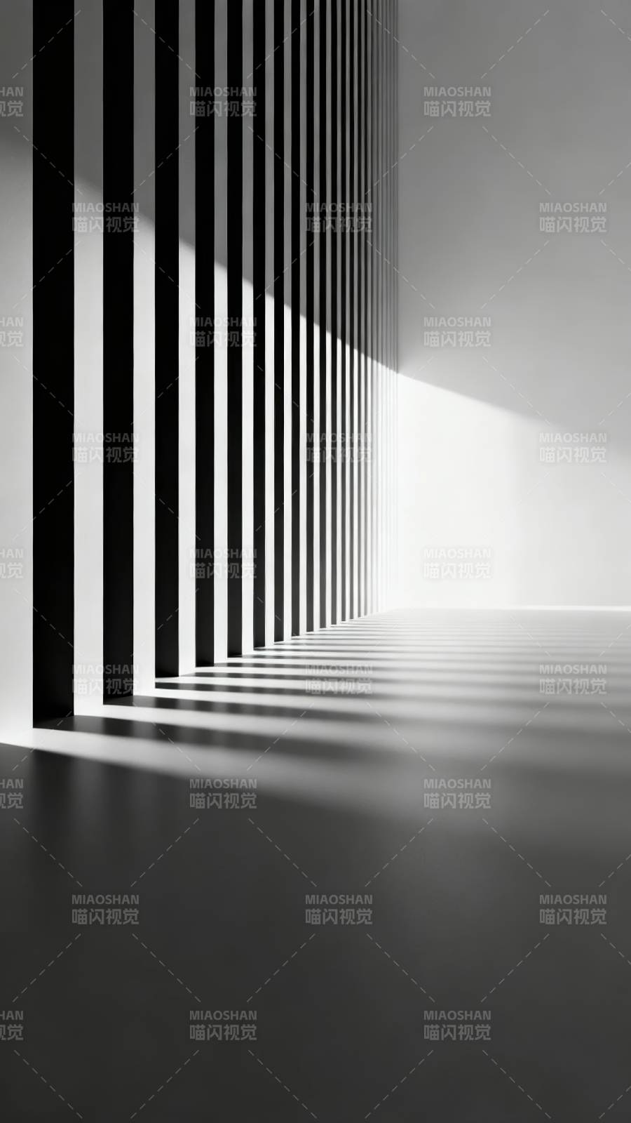 光影条纹 极简空间之美图片