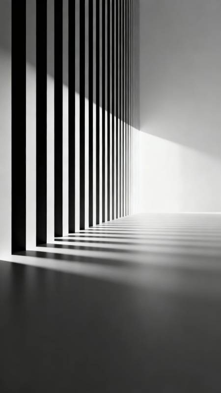 光影条纹 极简空间之美图片