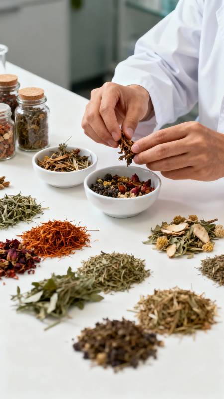 中药师配药 草本精华精选图片