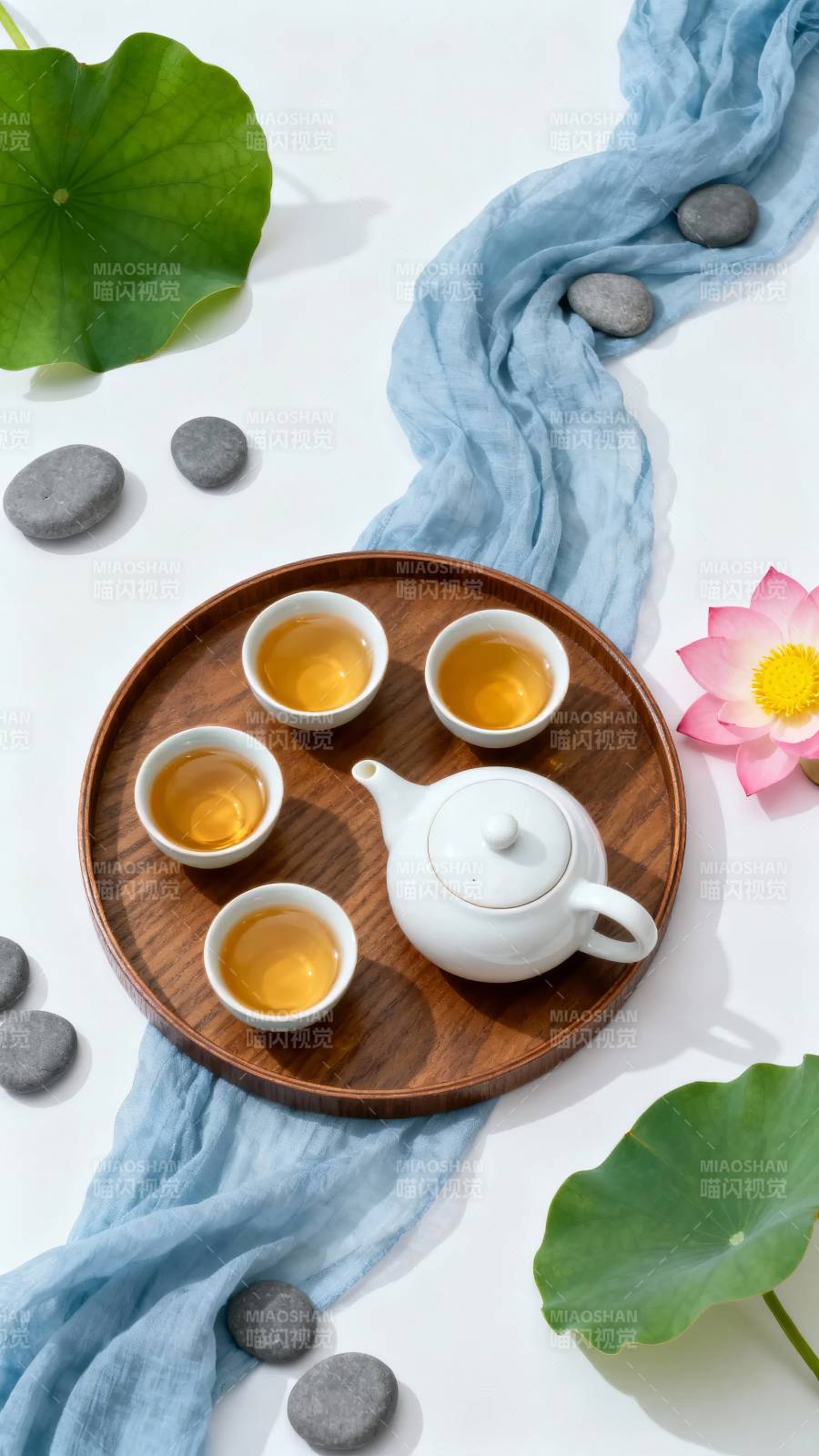 荷塘茶韵 静享清欢图片