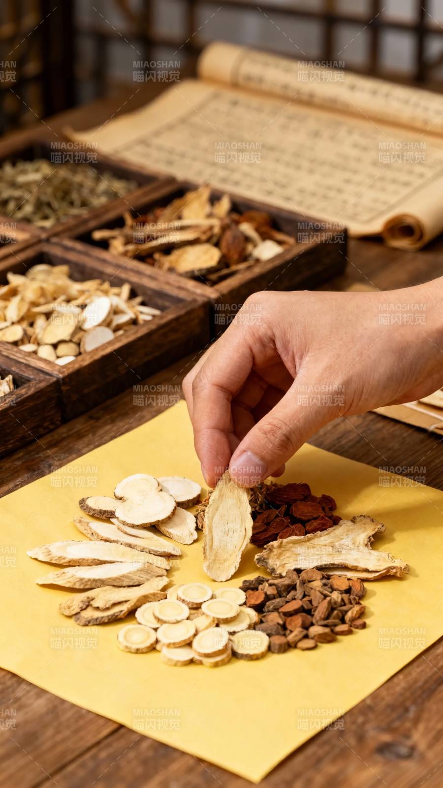 中药配伍 手选药材图片