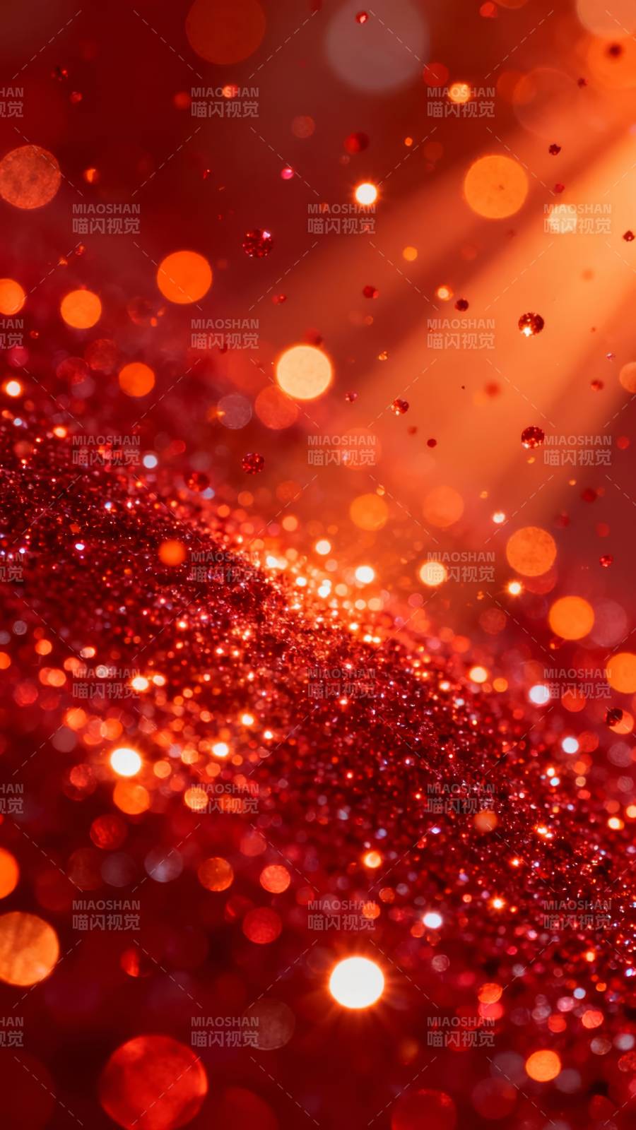 红金光斑梦幻背景图片