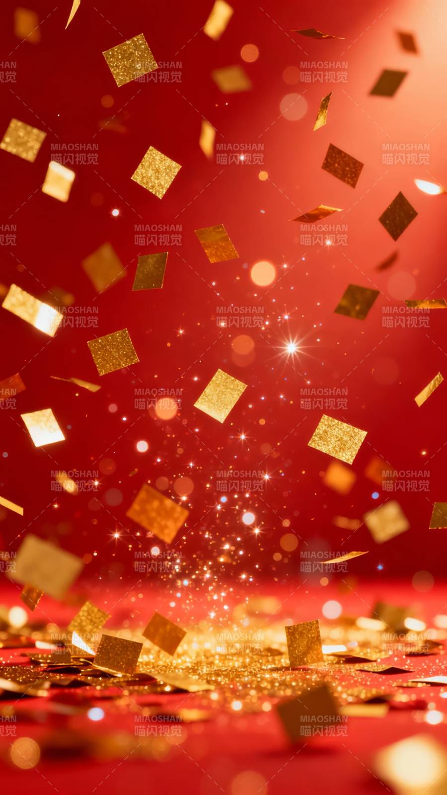 红金璀璨 礼花飞舞庆佳节图片