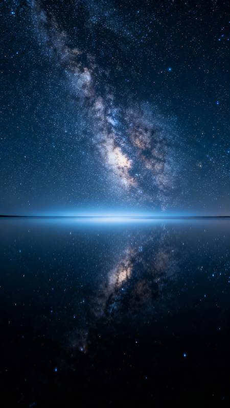 银河倒映 星海无垠图片