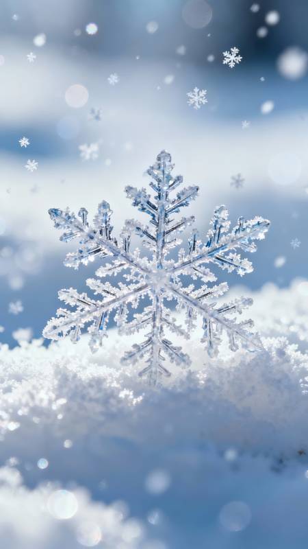 雪花静落 冬日童话图片