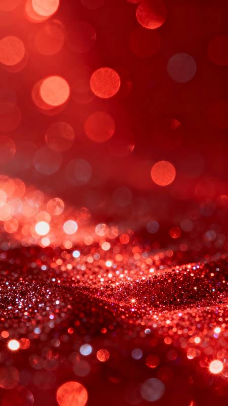 红 glitter 梦幻光斑背景图片