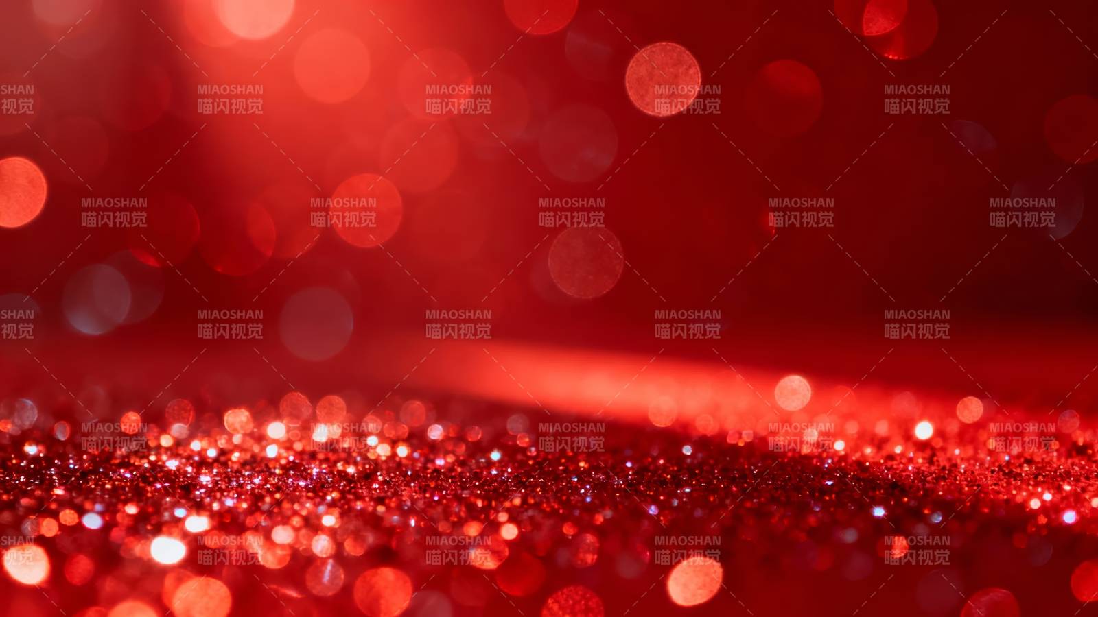 红 glitter 梦幻光斑背景图片