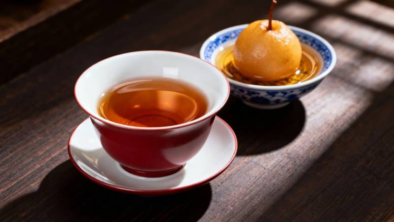 茶伴梨 静享午后时光图片