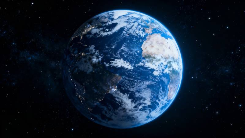 地球 宇宙中的蓝色明珠图片
