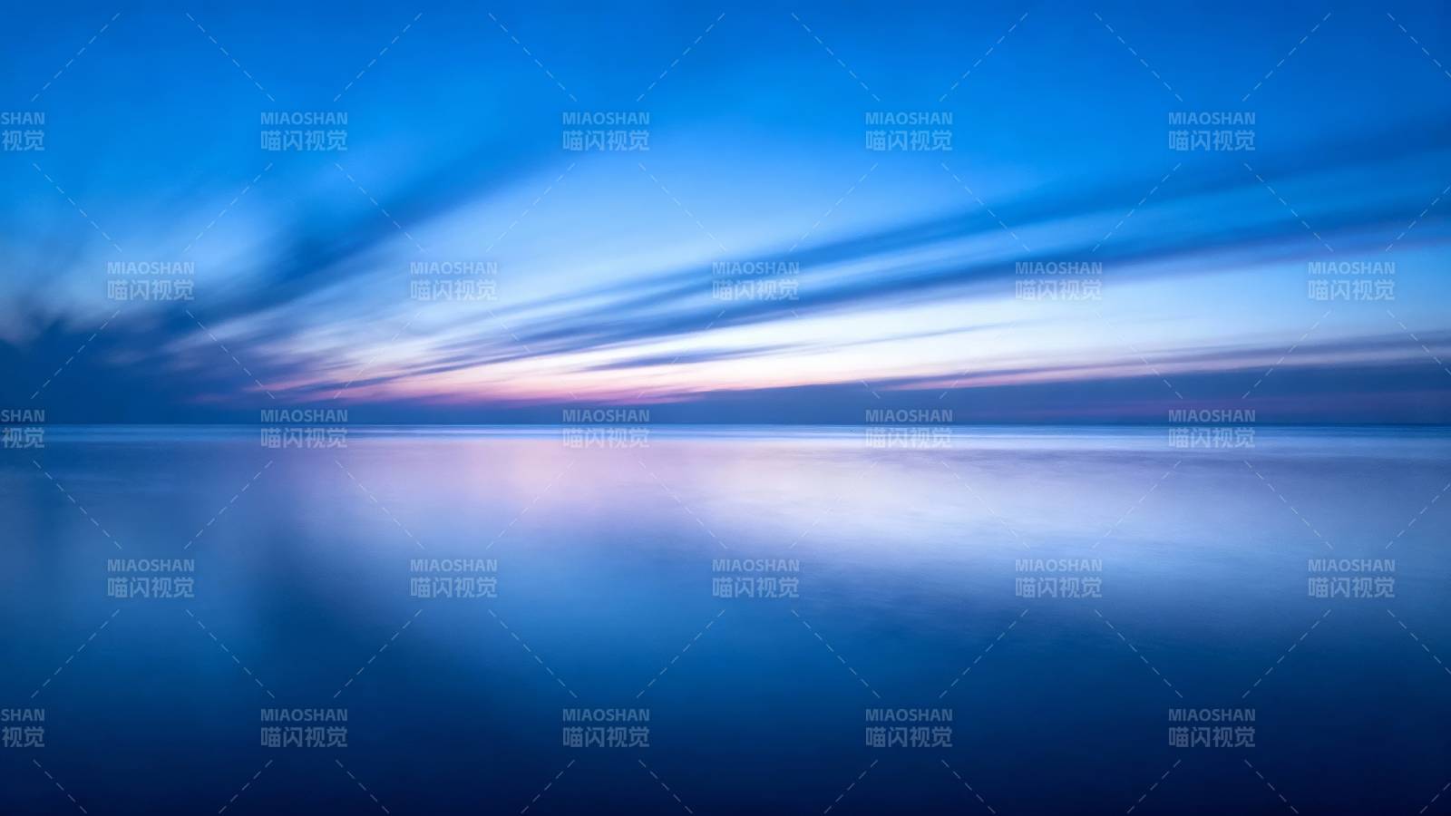 蓝调海天 流光静境图片