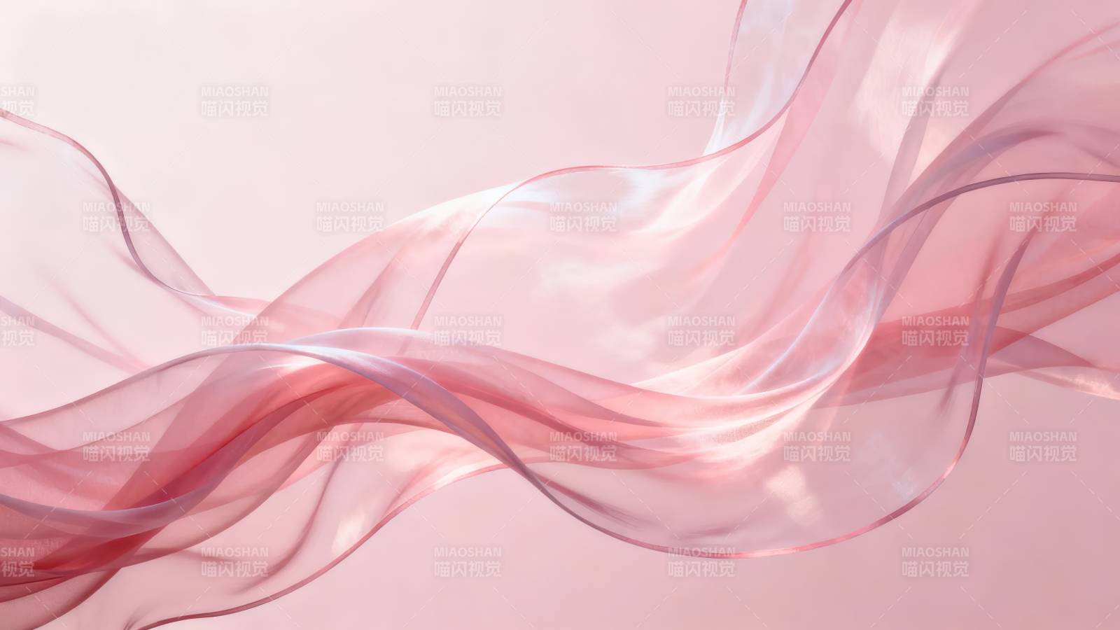 粉纱飘逸 柔美如风图片