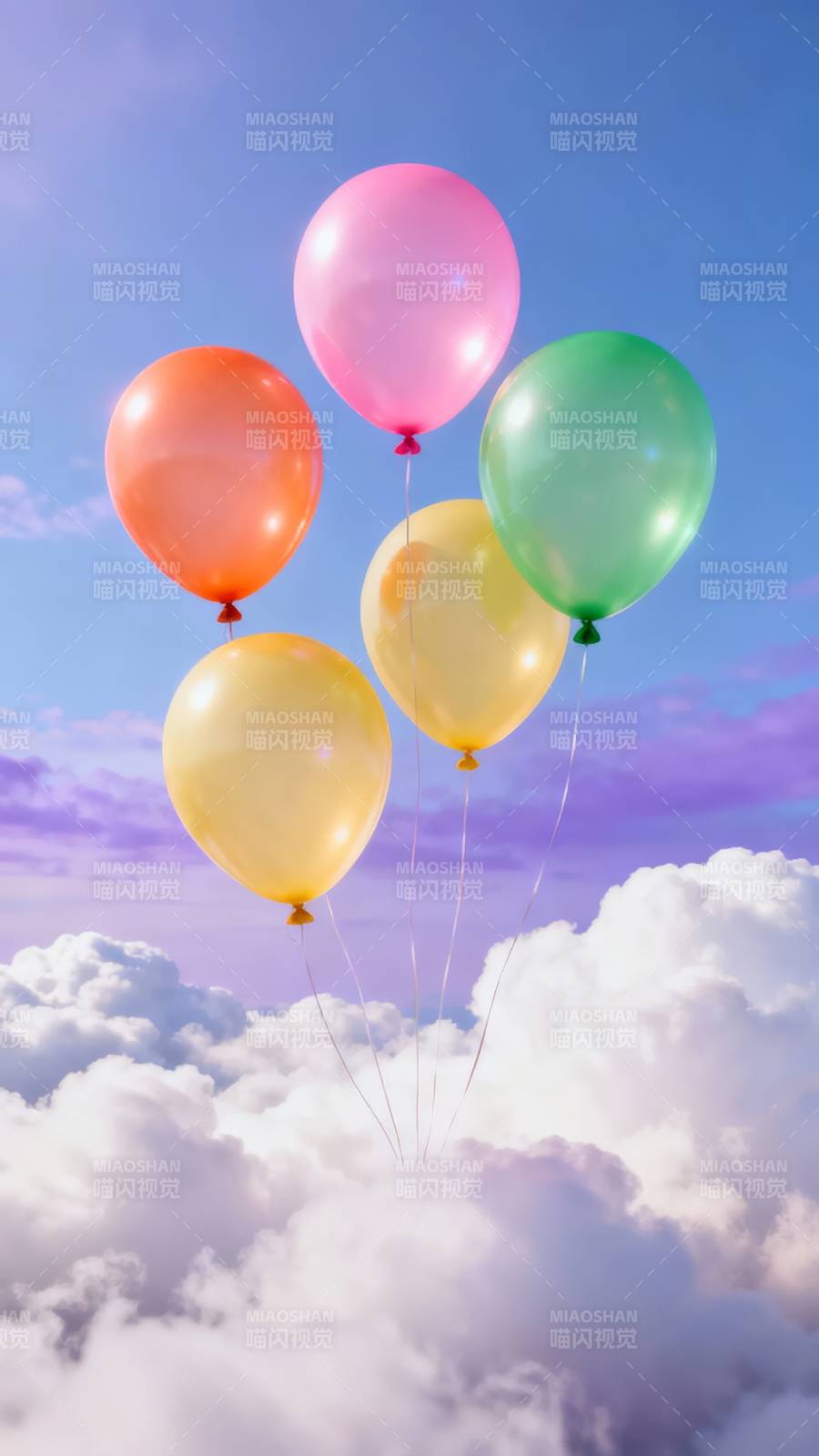 彩球飘云间 梦幻天空行图片
