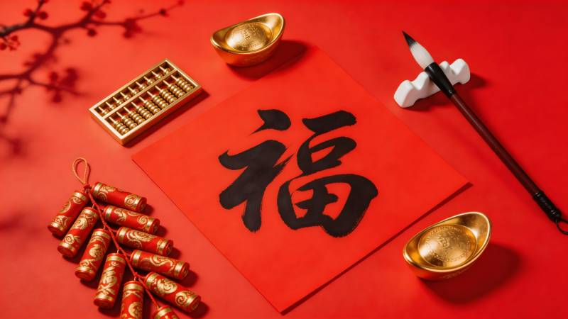 新春福字迎吉祥图片