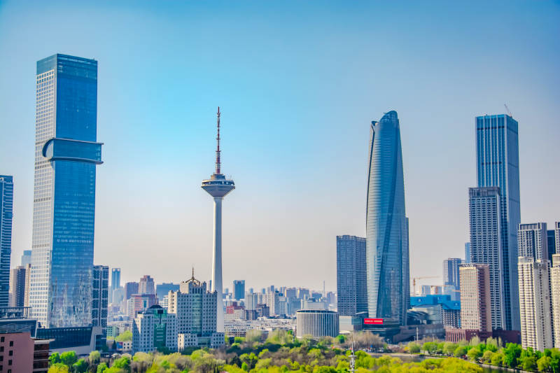 沈阳天际线 现代都市风光图片