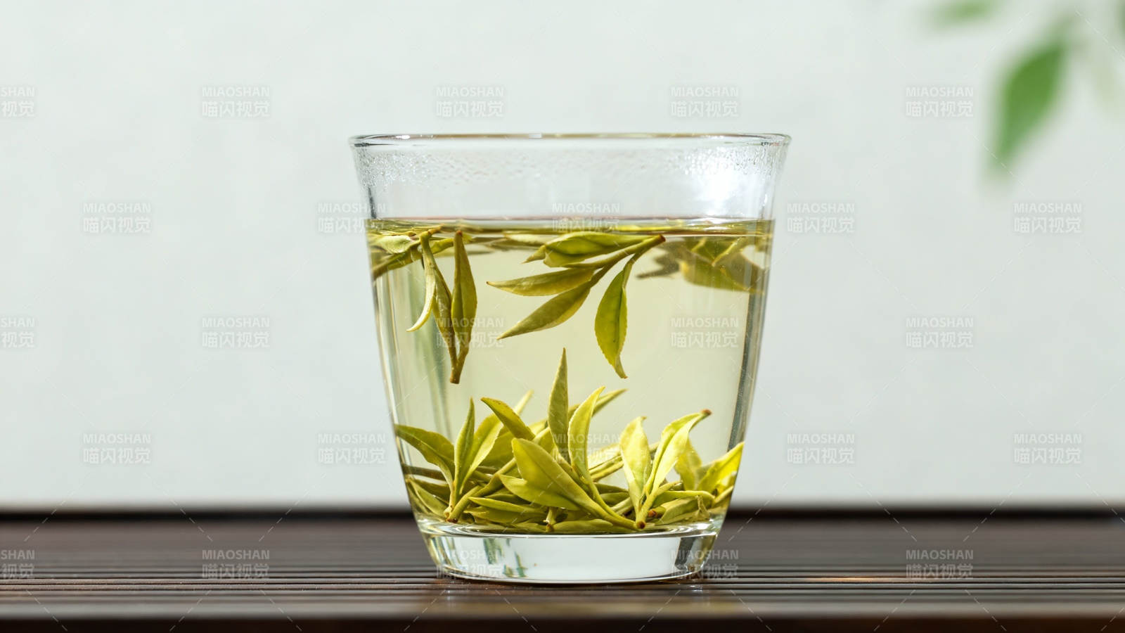 绿茶清透 叶舞杯中香图片
