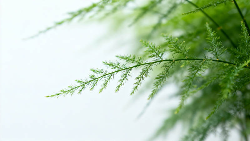文竹轻摇 绿意盎然图片