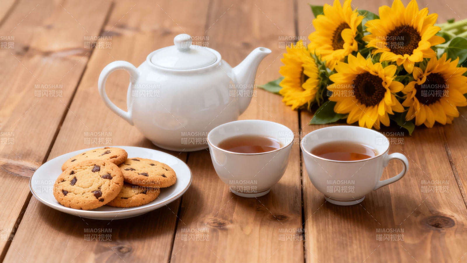 茶香伴花 饼干暖心图片