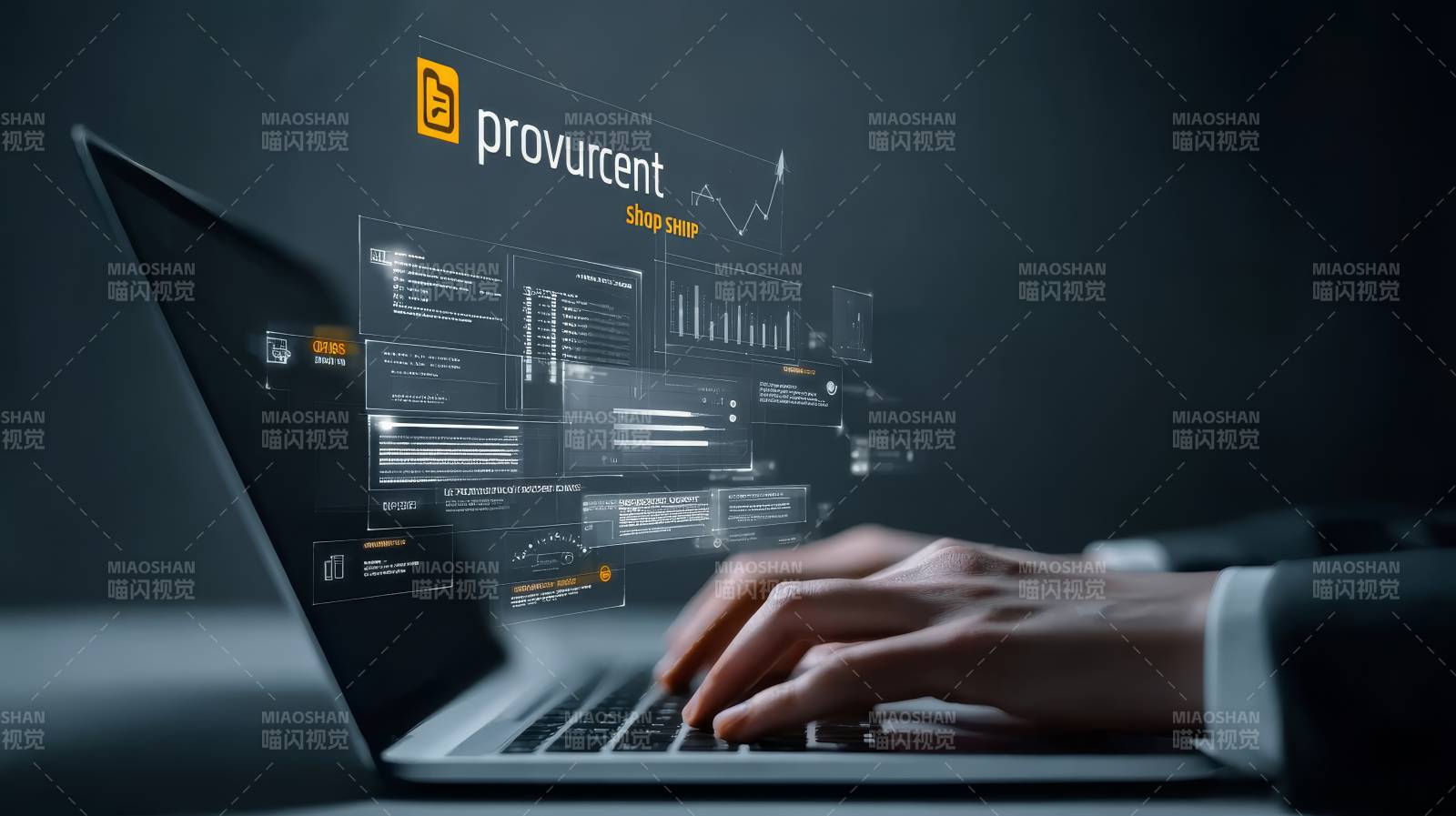 Provrcent数据可视化操作界面图片