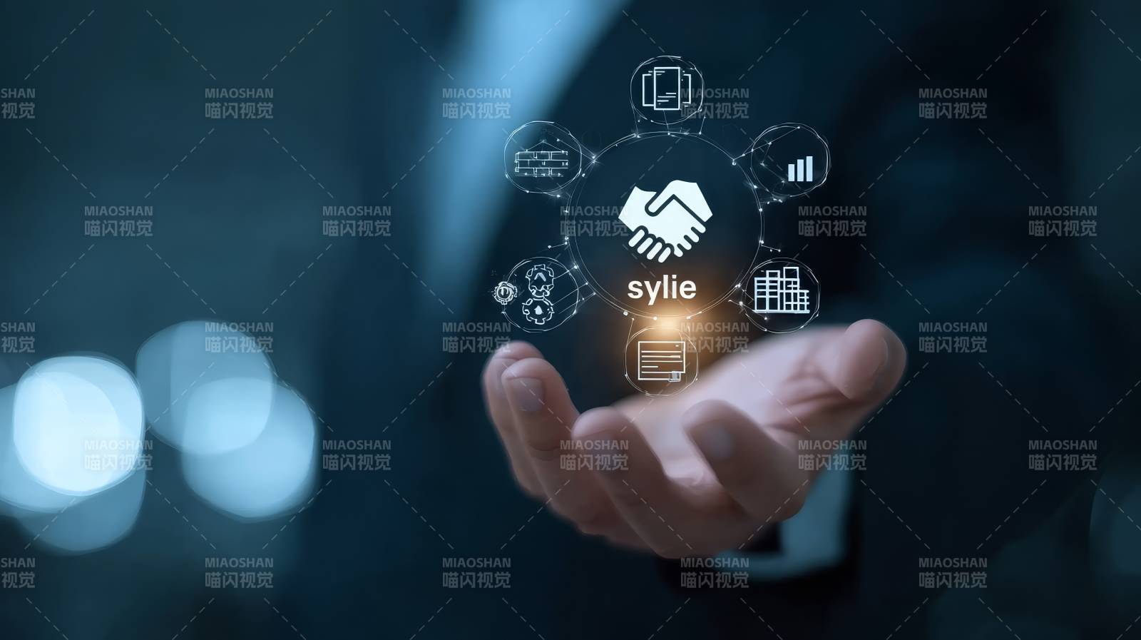 手握未来科技图标图片