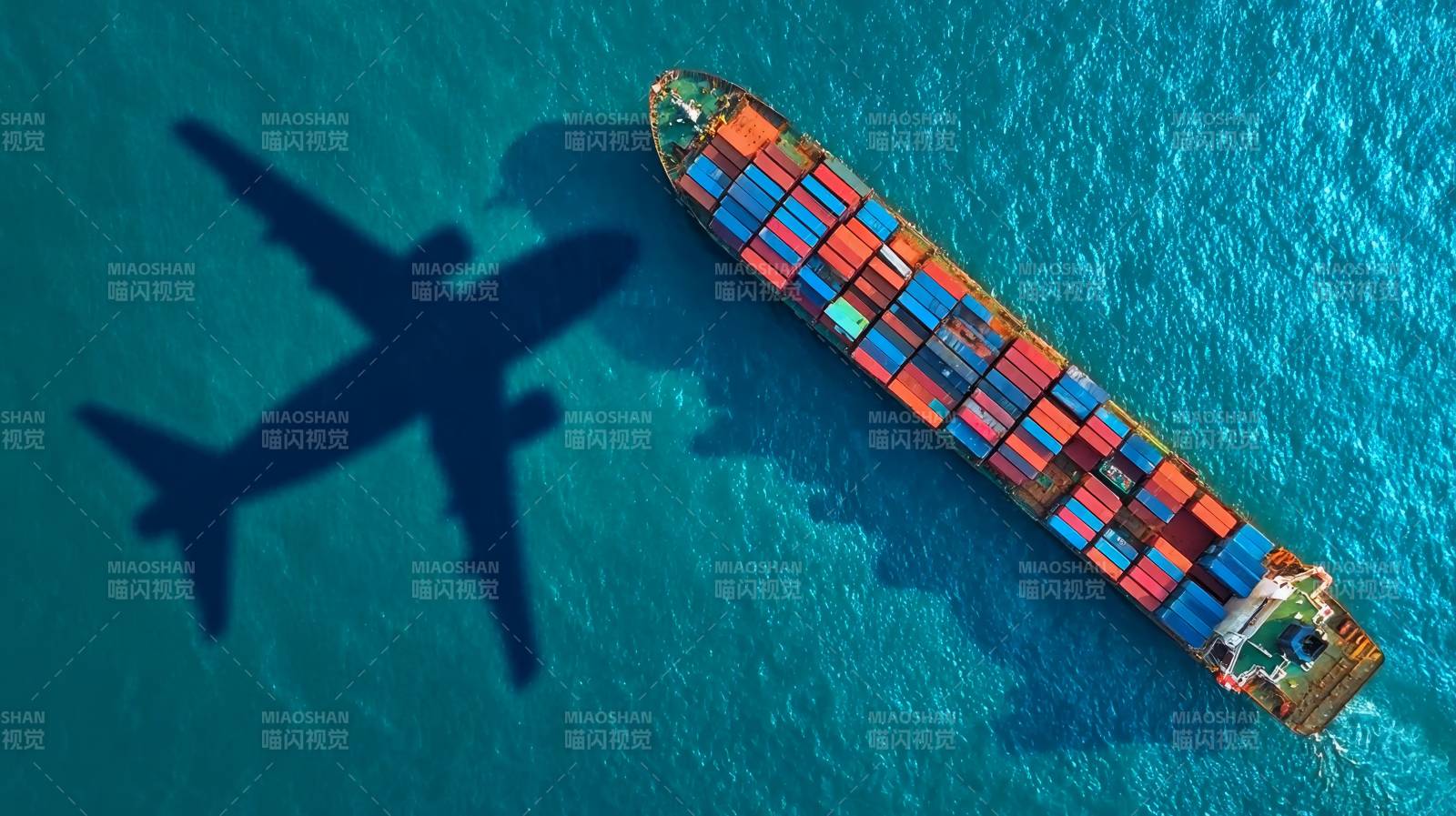 海空联运 全球物流缩影图片