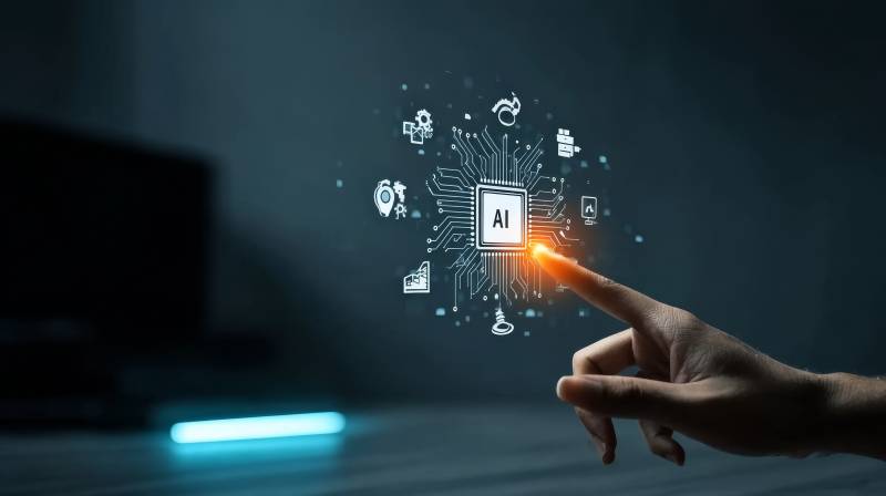 指尖触AI 智启未来图片