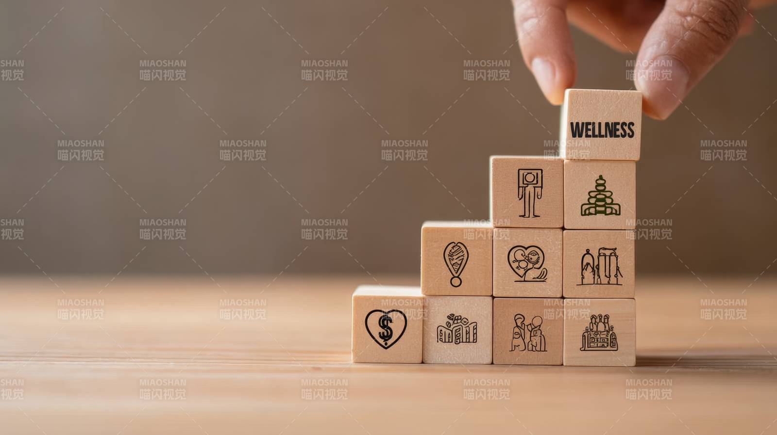 wellness阶梯 健康向上构建图片
