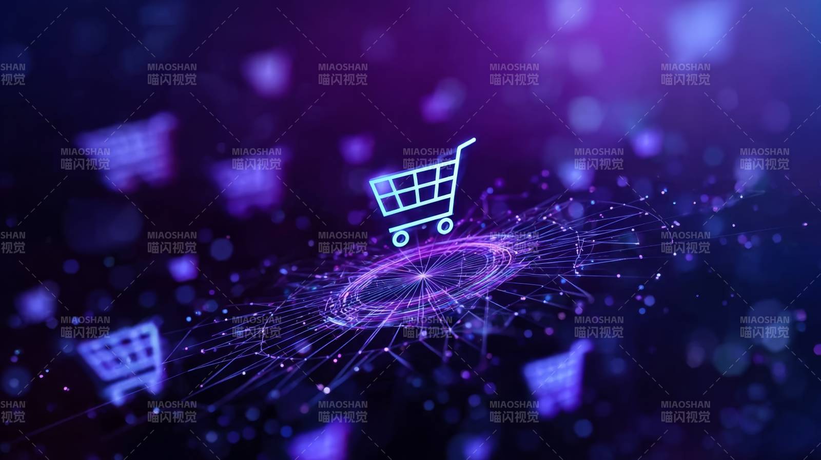 数字购物车 未来电商梦图片