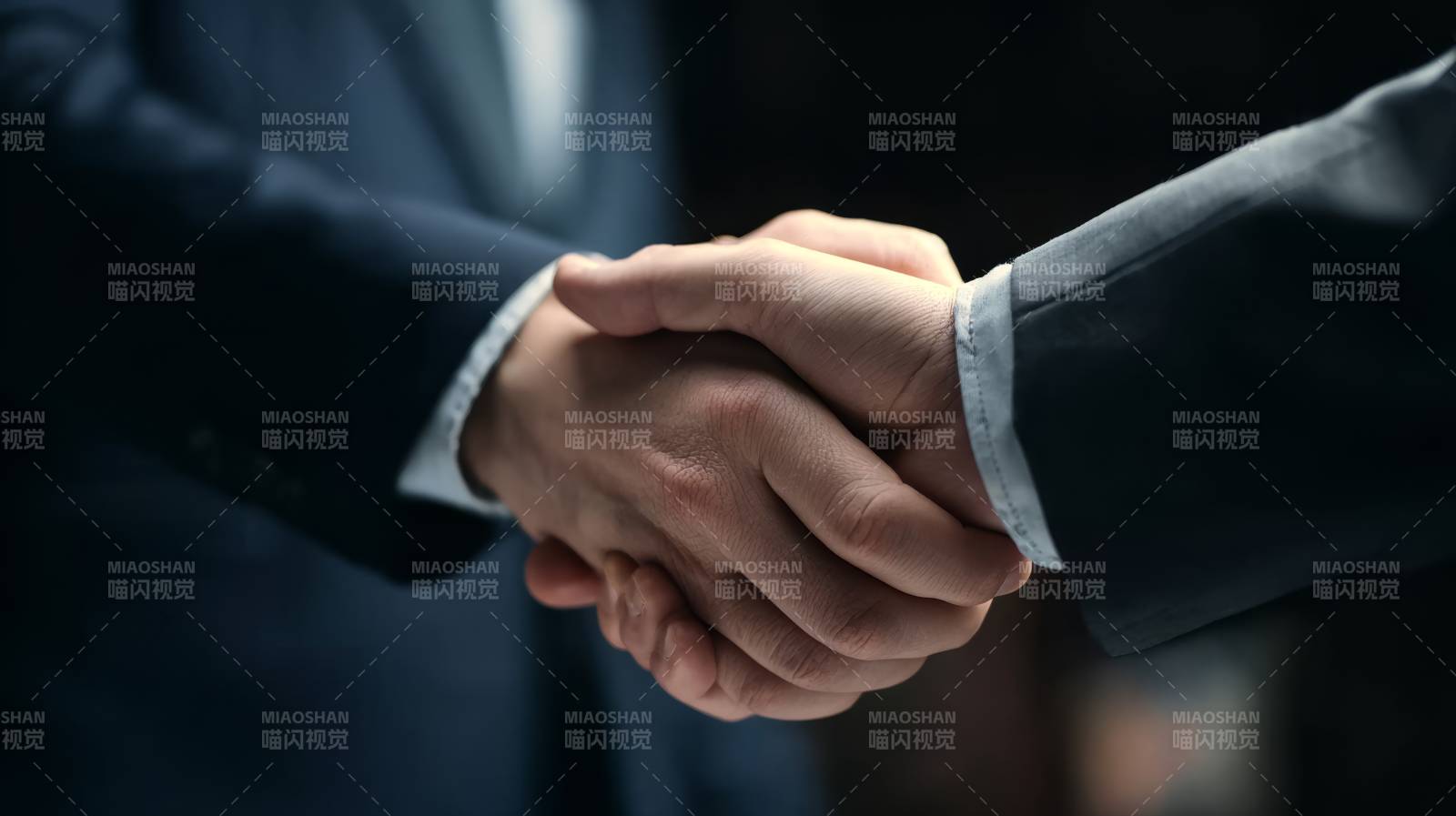 商务握手 合作达成图片