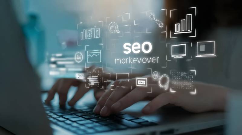 SEO营销 指尖上的数字增长图片