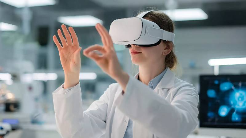 VR实验室 未来科技触手可及图片