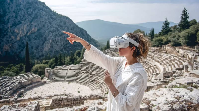 VR穿越古剧场图片