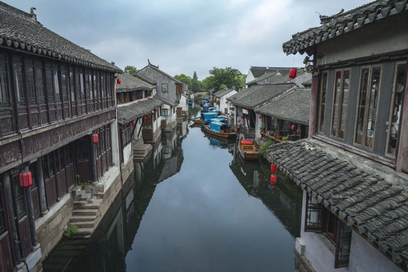 苏州周庄水乡古镇 小桥流水人家图片