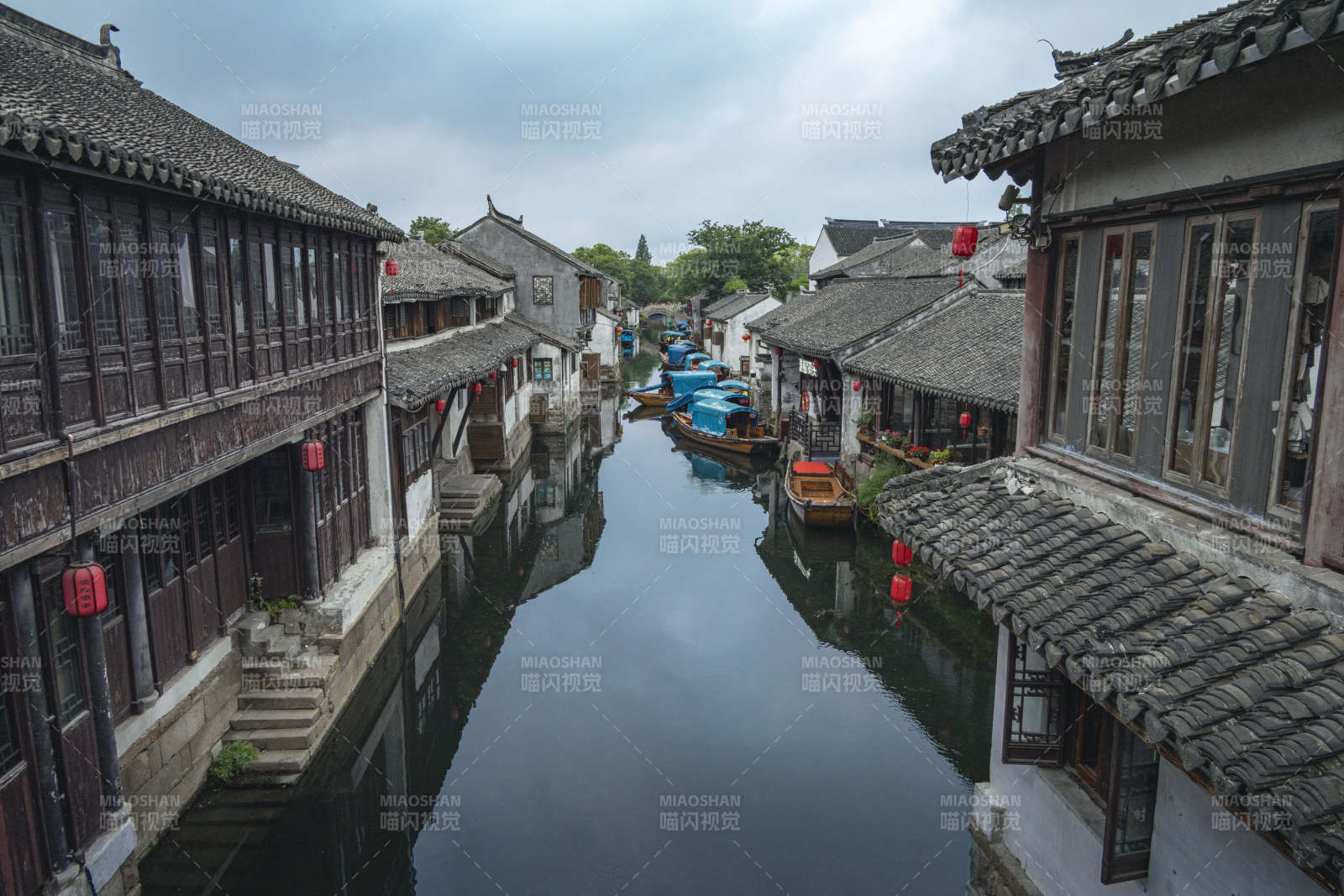 苏州周庄水乡古镇 小桥流水人家图片