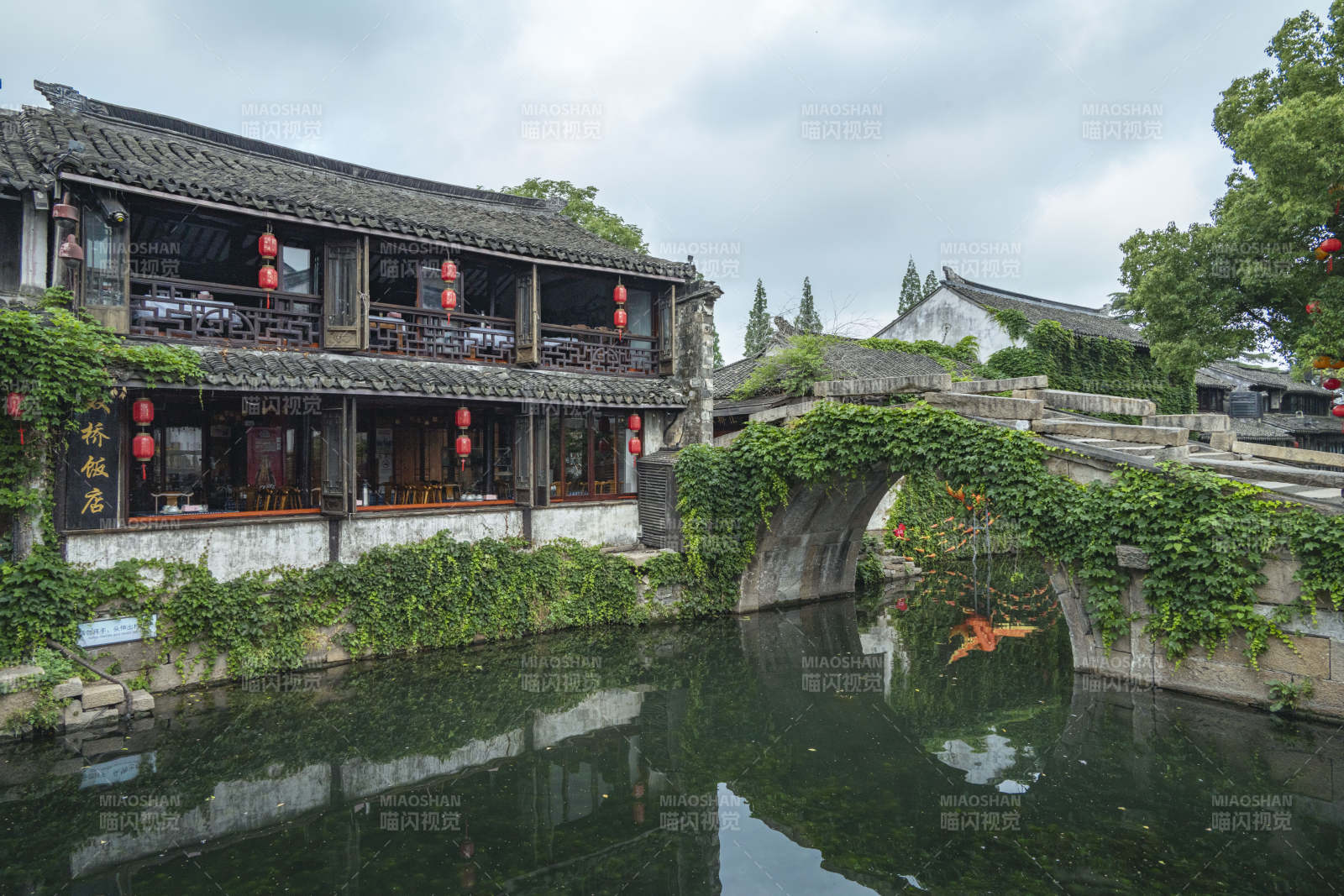 苏州周庄古桥流水人家图片