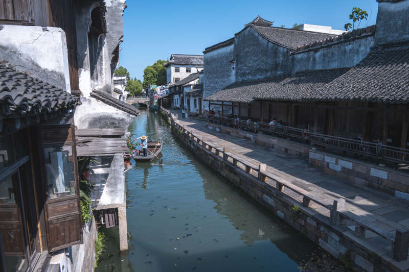 江南水乡 小桥流水人家图片