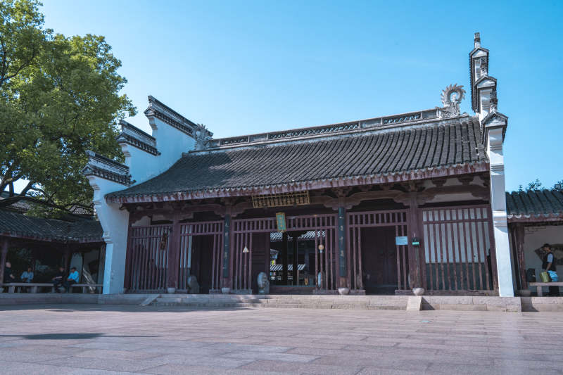 古韵江南 传统建筑庭院图片