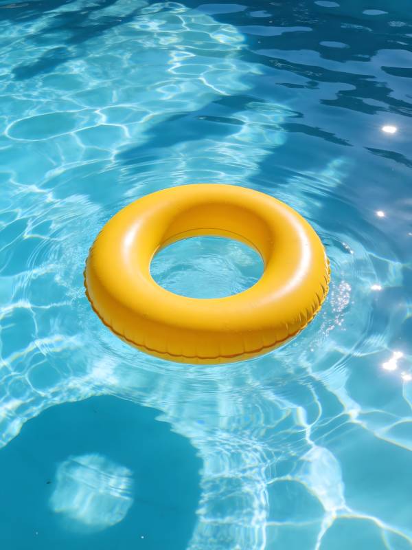 黄圈浮水 清凉一夏图片