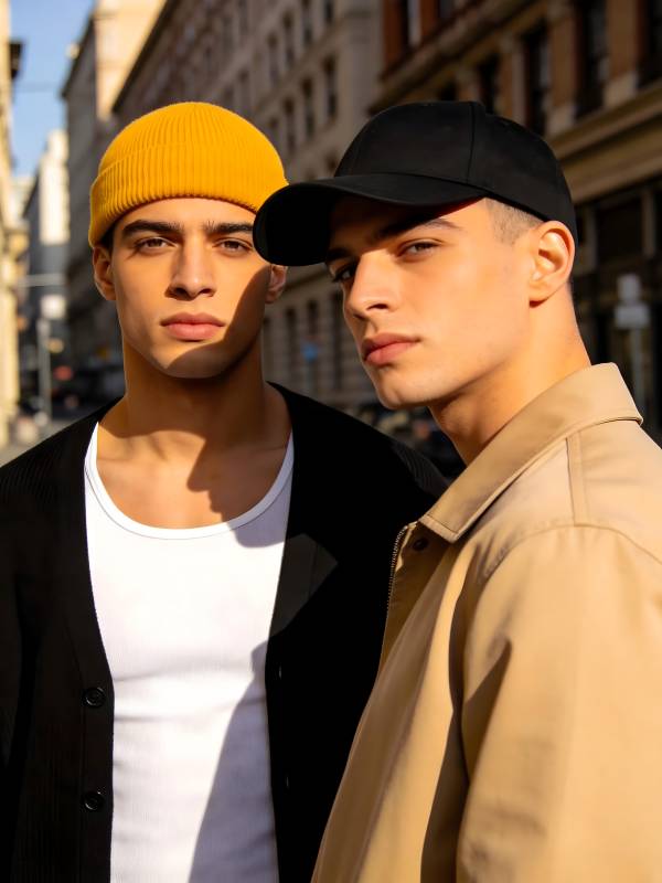 街头型男 duo 帽饰点睛图片