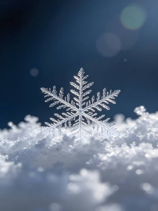 雪花晶耀 冬日奇迹图片