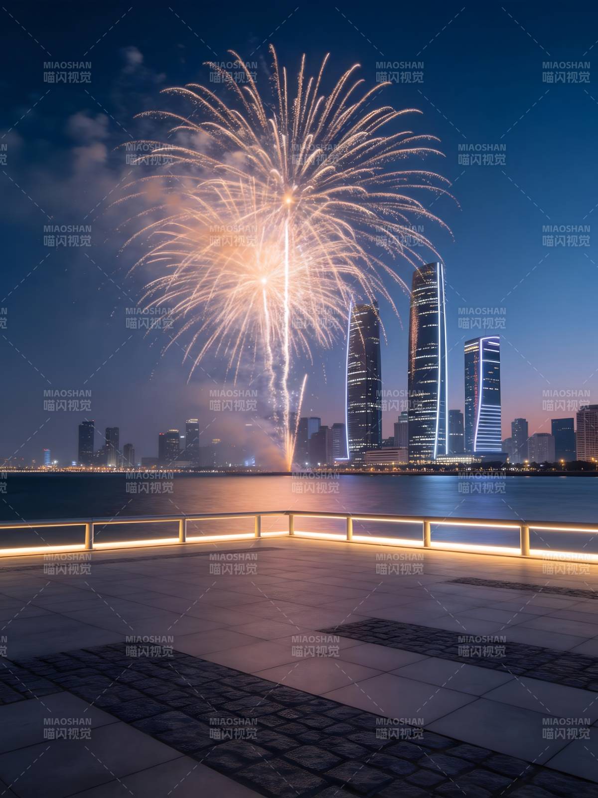 烟花耀城夜 璀璨映天际图片